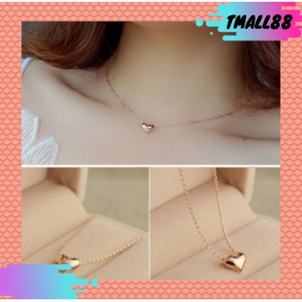 ♥TMALL88♥ Kalung Rantai Berbentuk Variasi Love / Silver &amp; Gold / Elegan