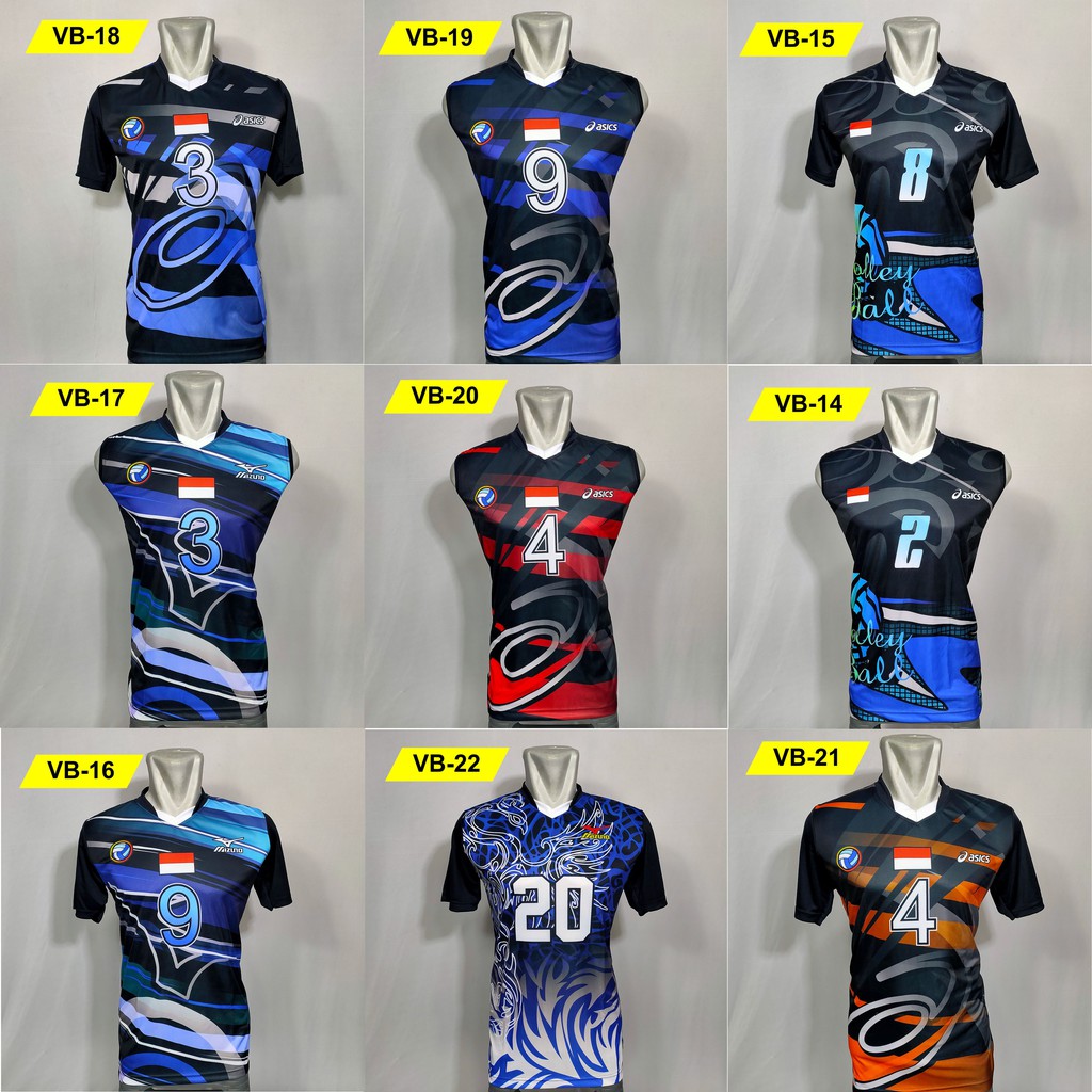 jersey voli printing kaos voli proliga teamnsa indonesia