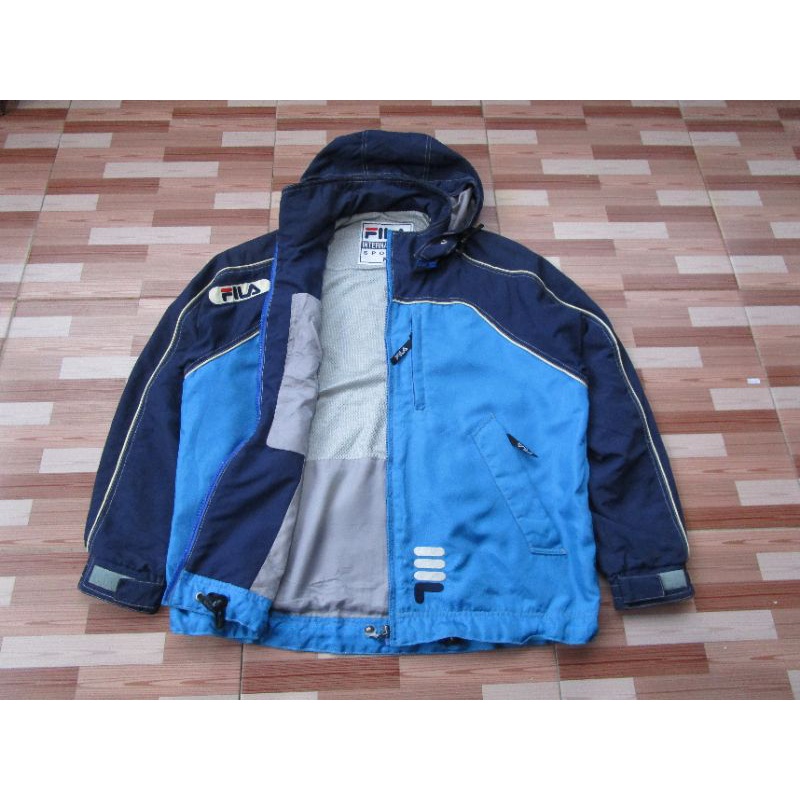 Jaket Vintage Casual Second Branded Original FILA size M