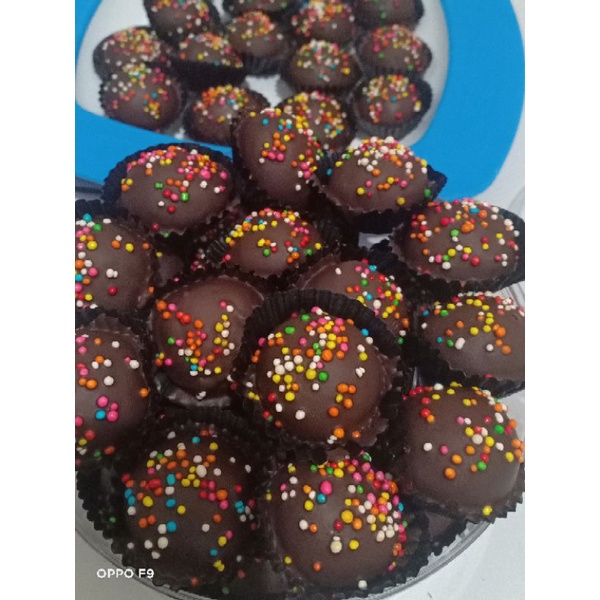 

cookies bola coklat