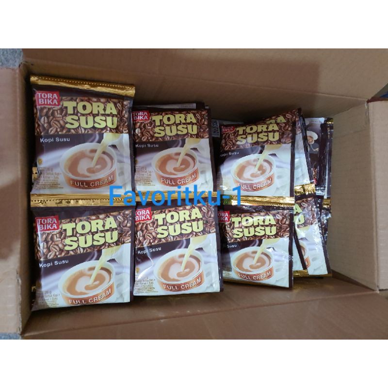 

TORABIKA Kopi Susu Full Cream Tora Susu 26gr. 1 Renteng Isi 10 Sachet