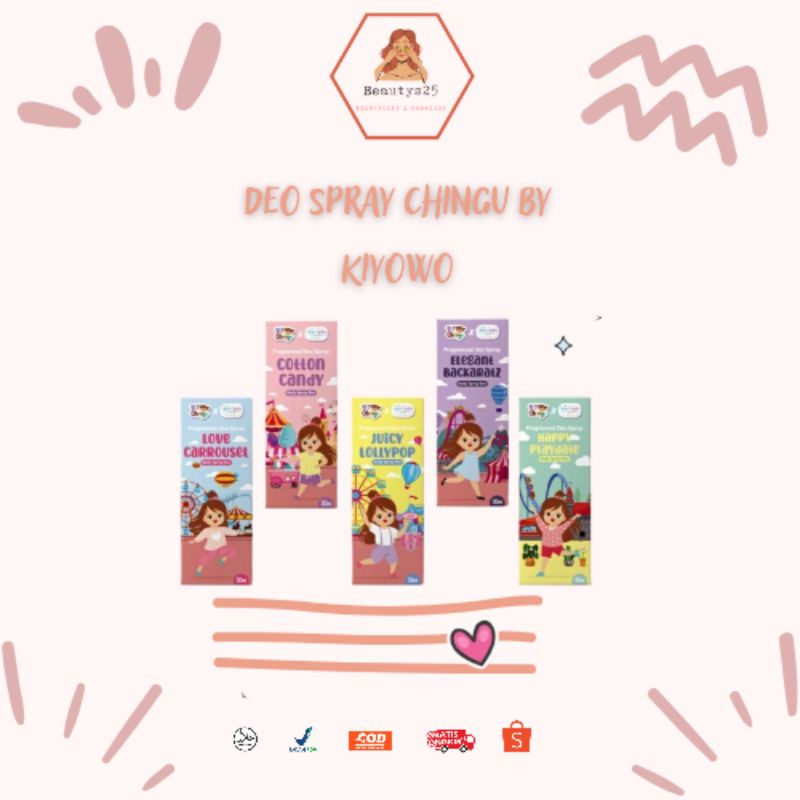 READY!! DEO SPRAY CHINGU BY KIYOWO