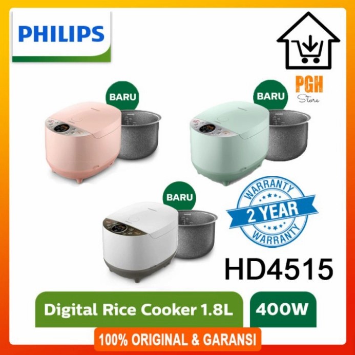 Philips Rice Cooker/Majic Com Digital HD4515/1,8Liter