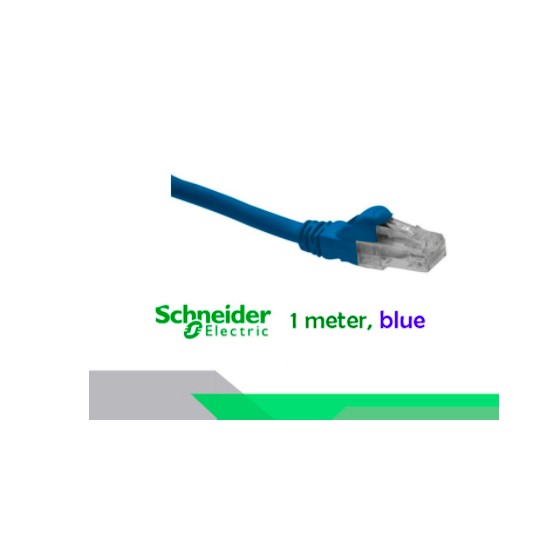 Patch Cord Schneider Cat 5e UTP 1 meter Biru DCEPCURJ01BLM