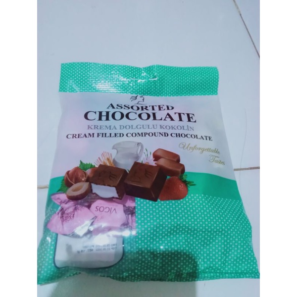 

Coklat Vigos Compound susu 125gr Turkey