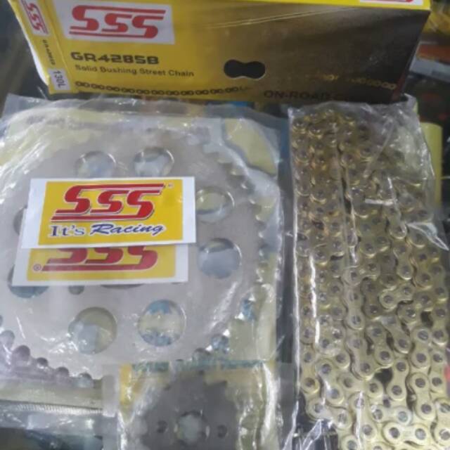 Gear set sss motor vixion new ..full sss original buat gear 415