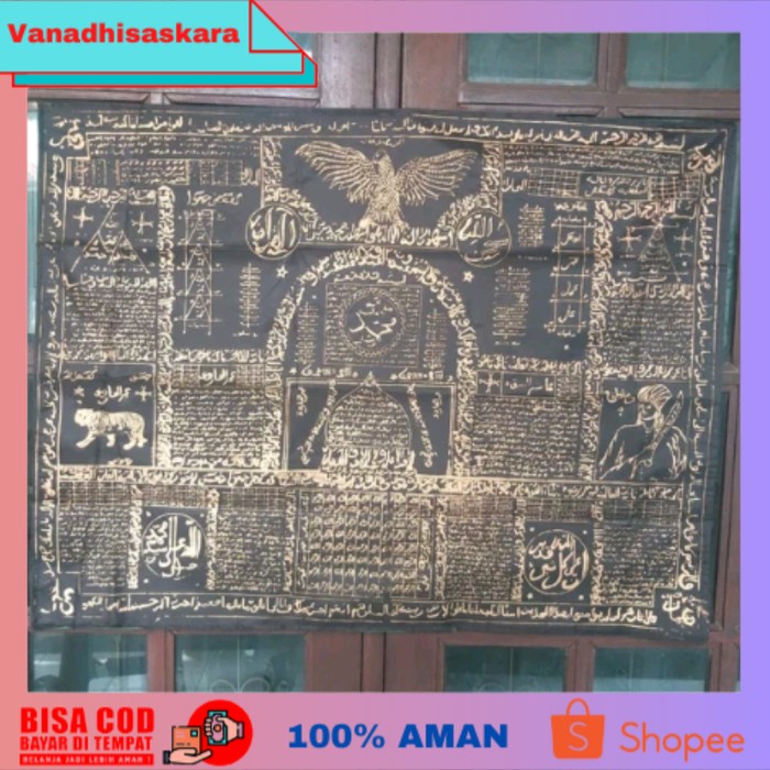 (BISA COD) Barang Antik Hiasan Dinding Wa Fa K