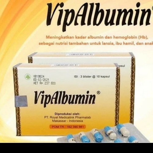 vipalbumin vip albumin kapsul ikan gabus