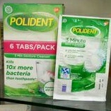 polident denture cleanser 6 tablet