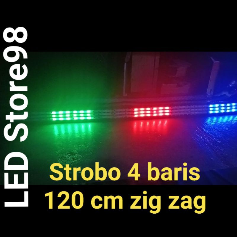 led strobo  mode nyala zig zag