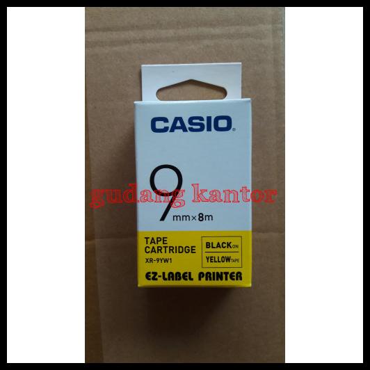 

Label Casio 9Mm Kuning Xr-9Yw1 Original Ez Tape Printer