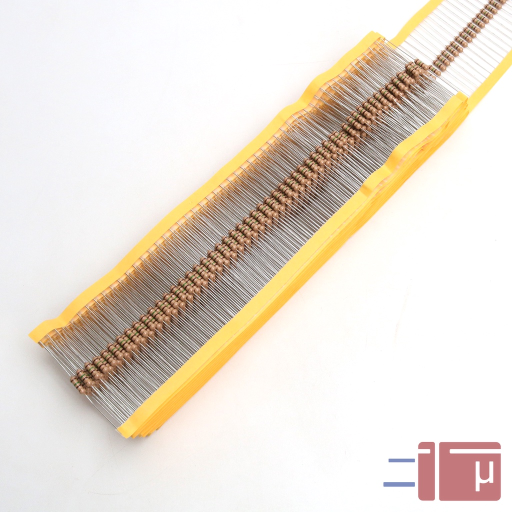 X10 Resistor 150R 150 Ohm 1/2W Karbon 5% Taiwan Kaki Tembaga