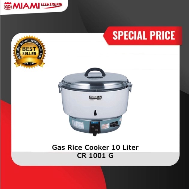 MODENA Gas Rice Cooker CR 1001 G / Penanak Nasi Gas CR1001G