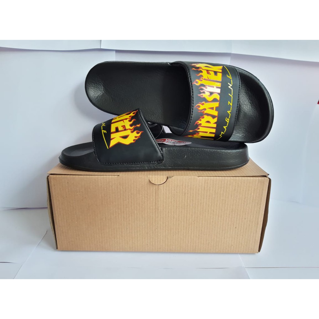 Sandal Vans Thrasher Pria Wanita Murah Sendal Pria Berkualitas Murah Sendal Sport Sandal Impor