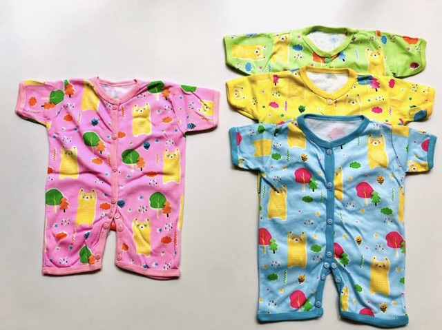 Romper/Hansop Bayi Motif (Bahan Double Cotton)