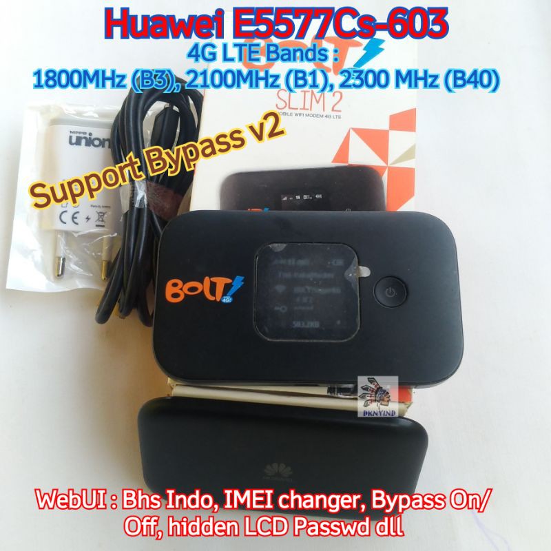Bekas - MODEM MIFI HUAWEI BOLT SLIM2 UNLOCKED HUAWEI E5577 SETYPE XL GO E5577C