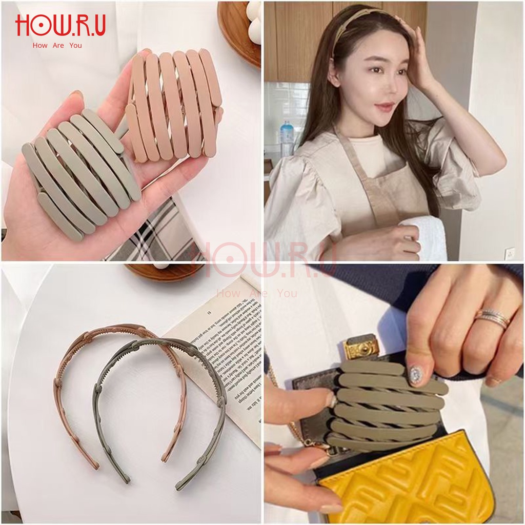 HOW.R.U | Bando Lipat Korean Style Doff / Folding Hair Band HOW.R.U