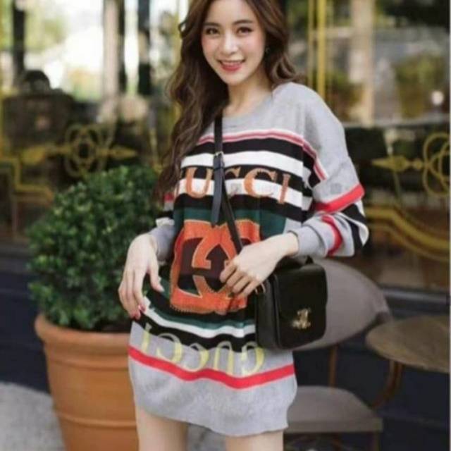 TUNIK (MINI DRESS) GUCCI PREMIUM - TUNIK GUCCI - MINI DRESS - TUNIK IMPORT - MINI DRESS IMPORT