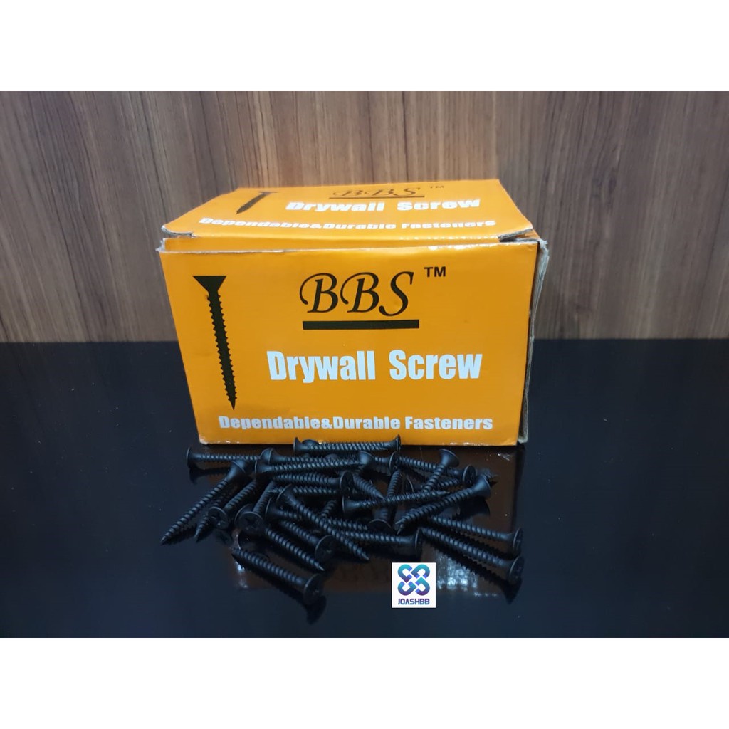 Sekrup Gypsum Baja / Baut Skrup Kayu Drywall Screw 900gr 1 kotak