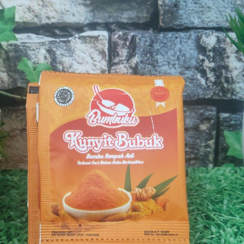 

bubuk kunyit 50grm bumbuku bubuk kunyit
