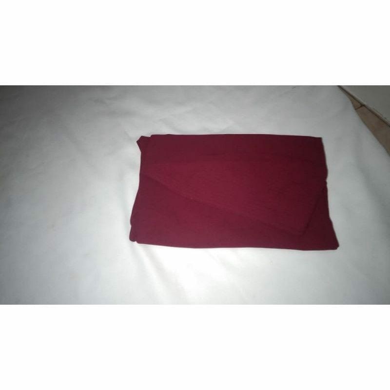 kimar kotak mini ceruty beby doll dua layar./ hijab ceruty dua layer mini beby doll prremium(beli 3 bunus ikat rambut 1)-Maroon