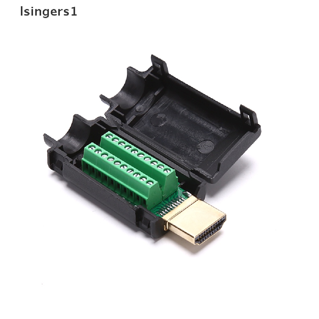 (lsingers1) Adapter Konektor HDMI 2.0 Ke 20P Dengan Casing Pelindung