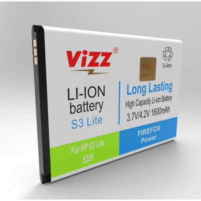 Vizz Double Power Battery Batre Baterai Vizz Advan S35F S3 Lite