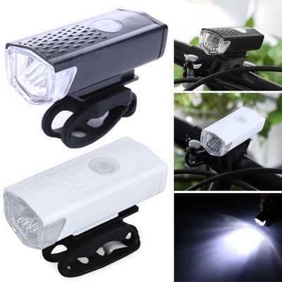 Lampu sepeda Waterproof USB Lampu Sepeda Isi Ulang Kepala