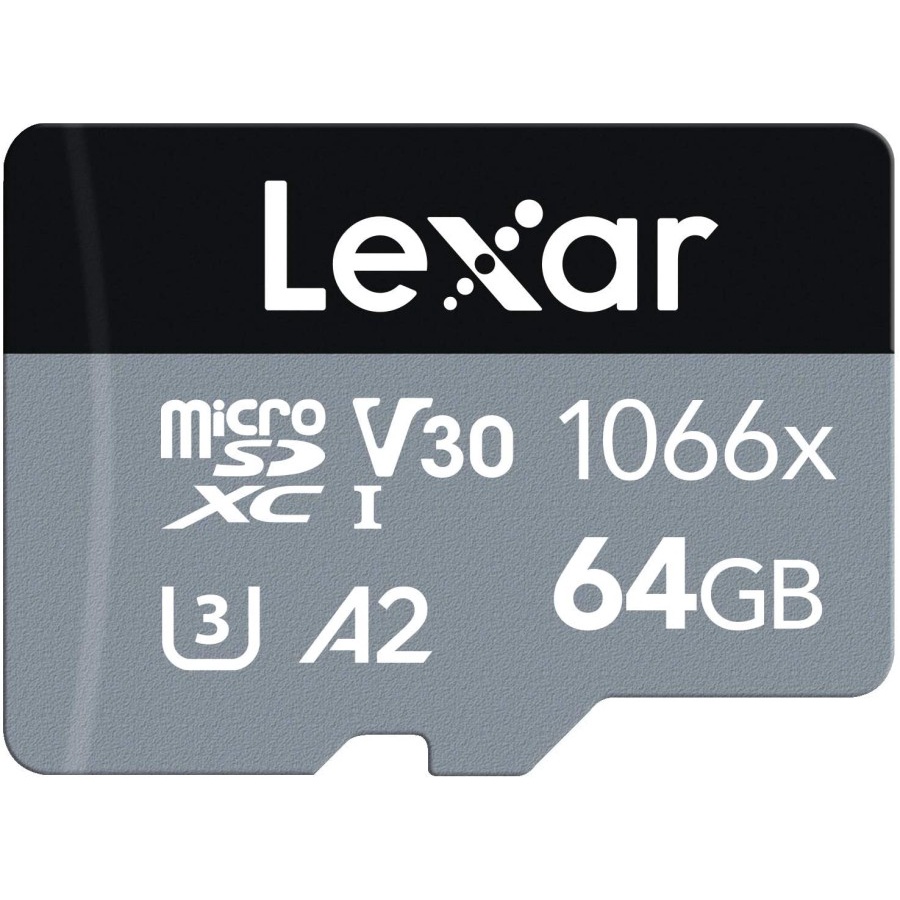 Lexar Professional 1066x Micro SD / MicroSD Card 64Gb 160MBps