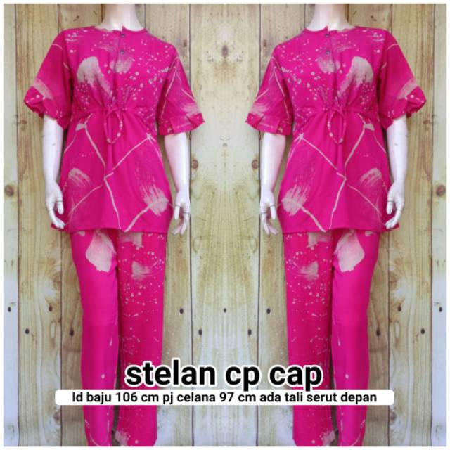 Stelan celana panjang Cap