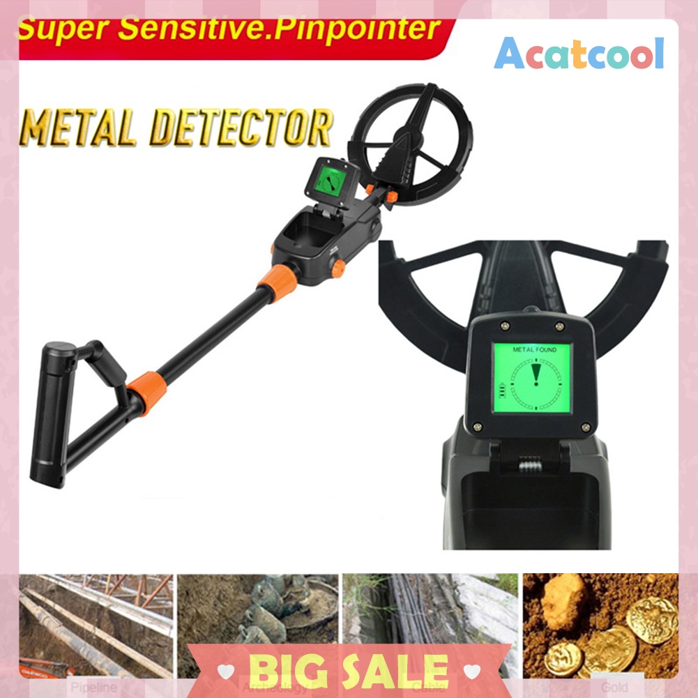 MD1008A Underground Metal Detector LCD Gold Jewelry Treasure Finders Seeker
