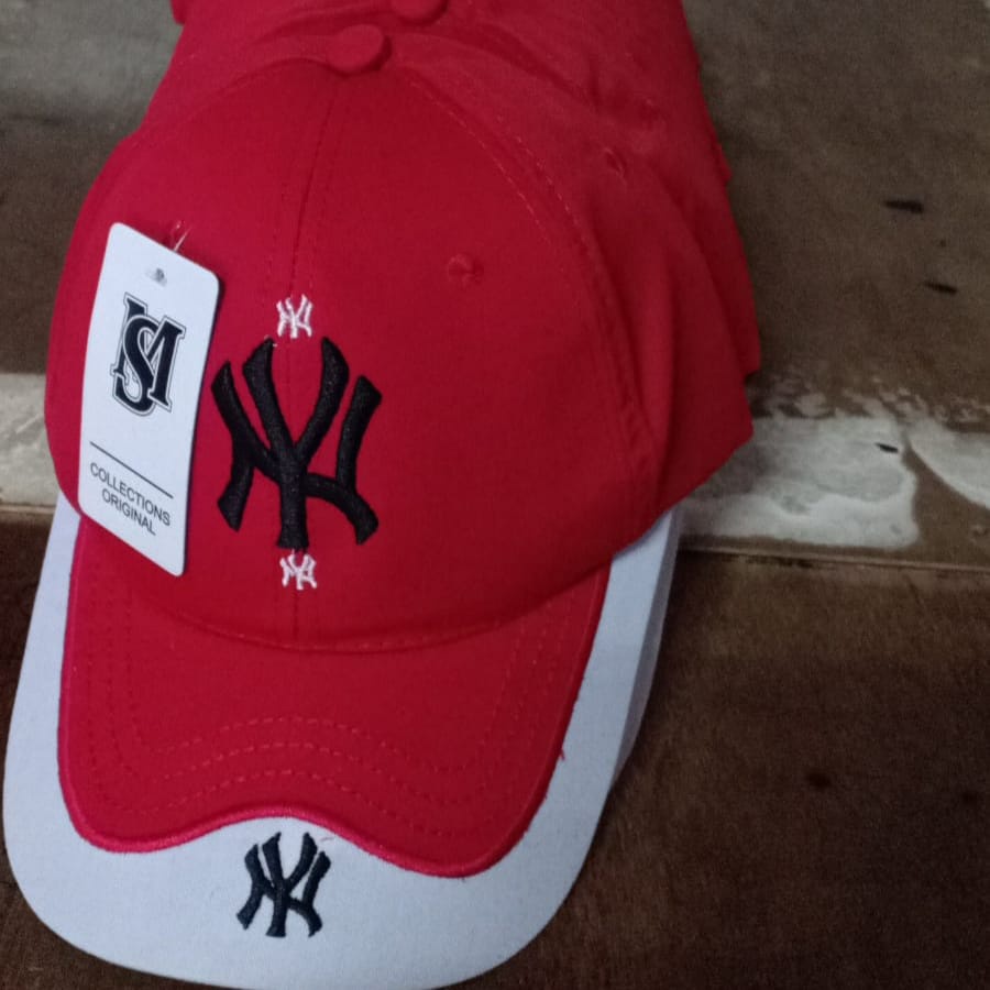 Topi Baseball Caps NY DualTone New York New Keren kekinian kualitas Import Premium Caps Dua Warna