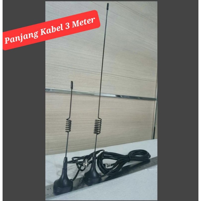 Antena External Modem 9dbi SMA TS9 CRC9 (3 Meter kabel) Huawei Zte