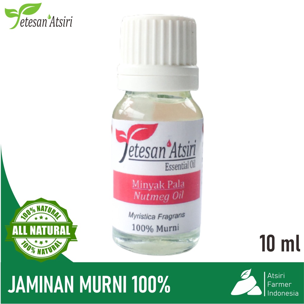 10 ml minyak atsiri pala minyak pala murni nutmeg oil nutmeg essential oil murni tanpa campuran 100%