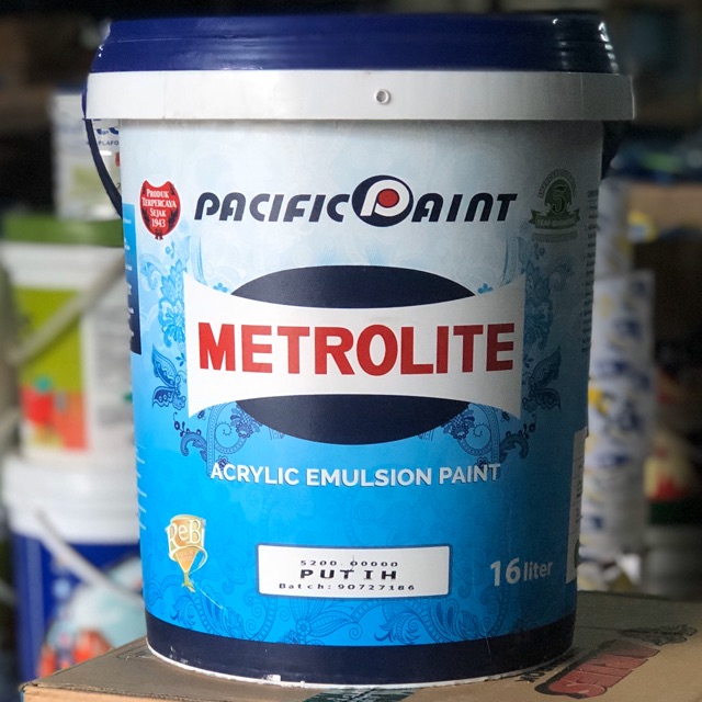 CAT TEMBOK PUTIH METROLITE 16 LITER ATAU PAIL