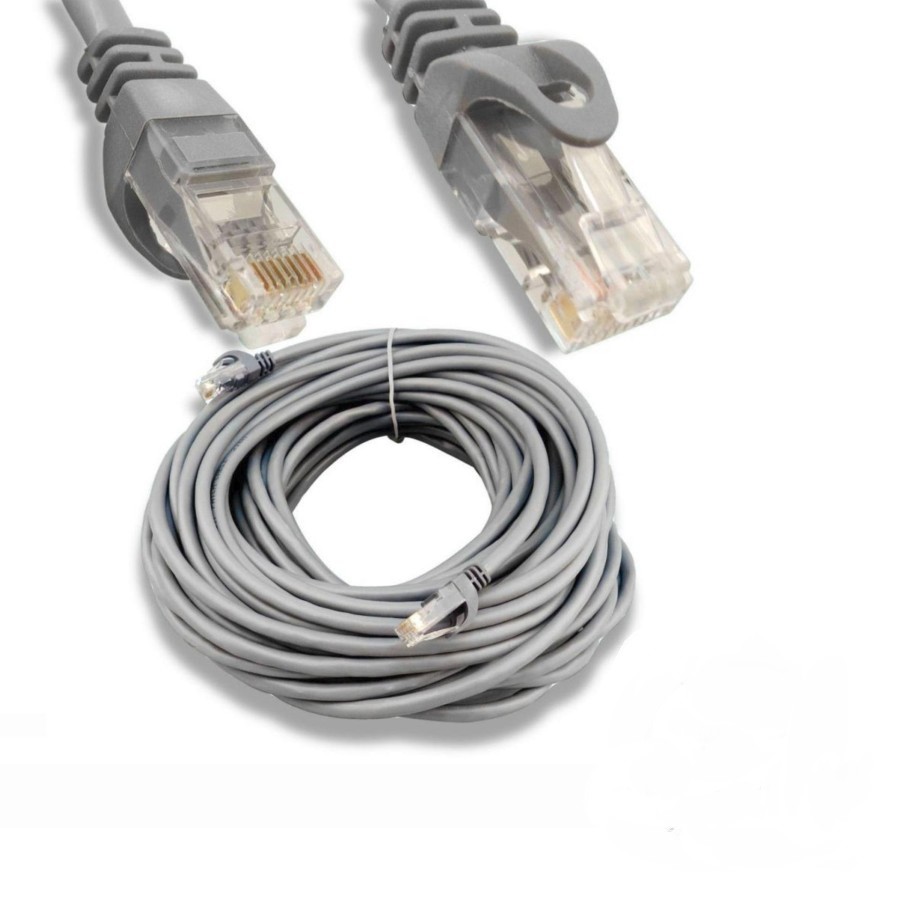 Kabel lan rj45 eyota cat 5 5e utp indoor patch cord 25 meter - Cable internet network cat5e 25m