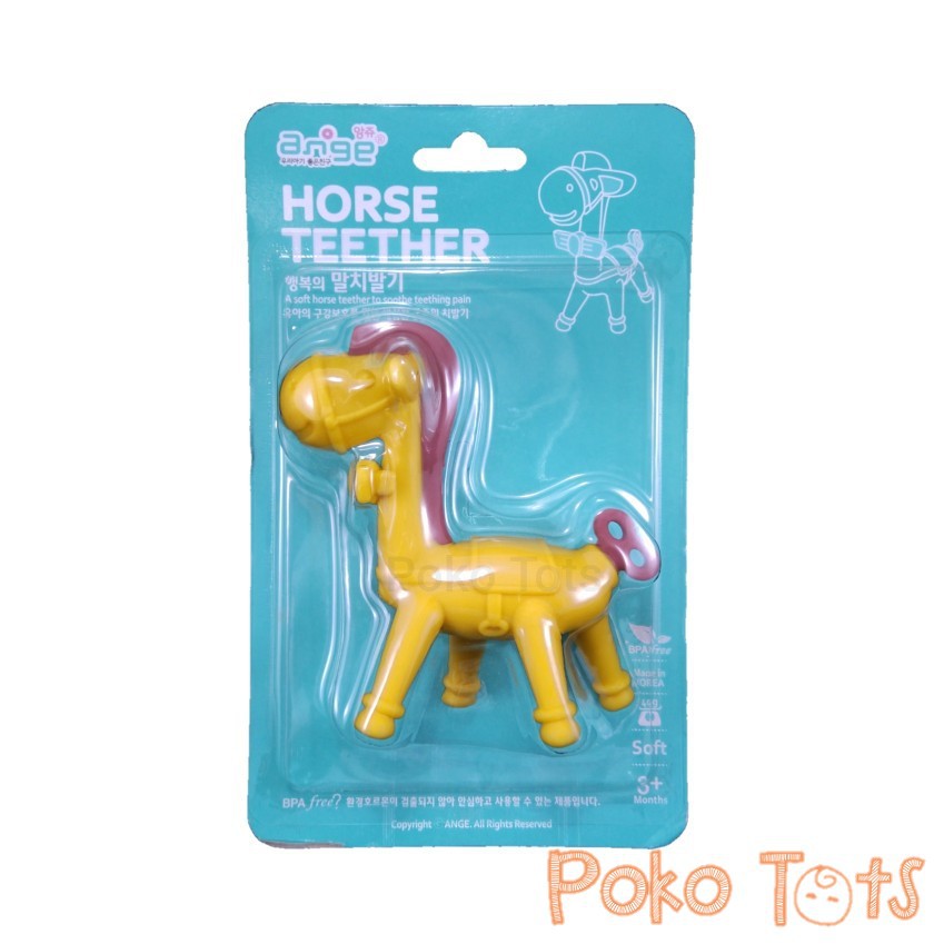 Ange Horse Teether Soft 3+ Months Gigitan Bayi Motif Kuda