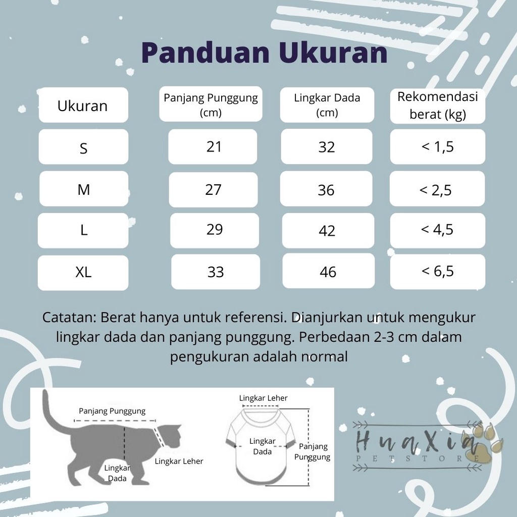 RK Baju Steril Kucing Anjing Betina Recovery Pasca Operasi
