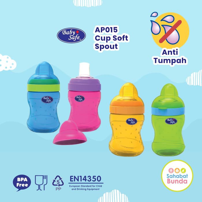 Baby Safe Silicone Spout Cup 200ml -  AP015