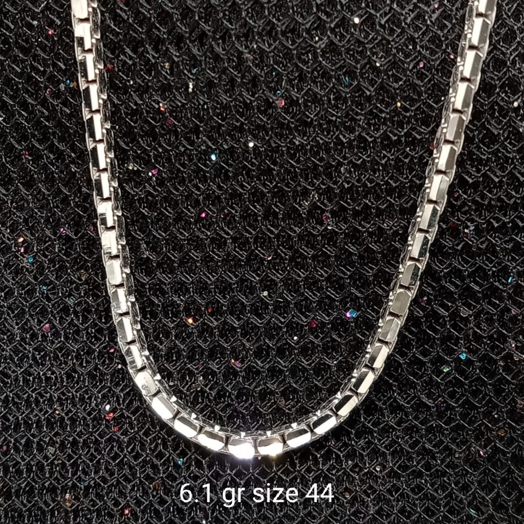 NEW Kalung Emas 17 K - Putih 6.1 gr Kadar 750 - 2468