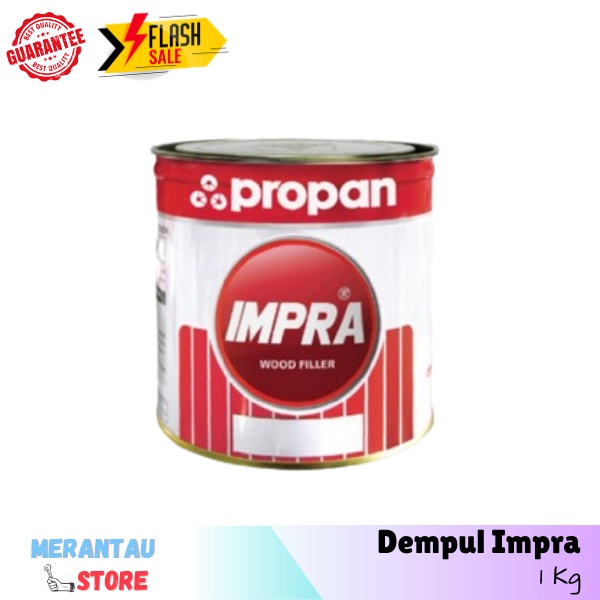 Dempul Impra Wood Filler 1 Kg Dempul Kayu Jati Pelapis Pori Kayu Dempul Lubang Kayu Pintu Dempul Kus
