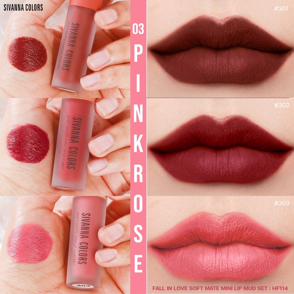 SIVANNA COLORS VELVET MIST LIP GLAZE HF5082 / Lipstik / Lip Velvet / Lip Liner / Lipstik