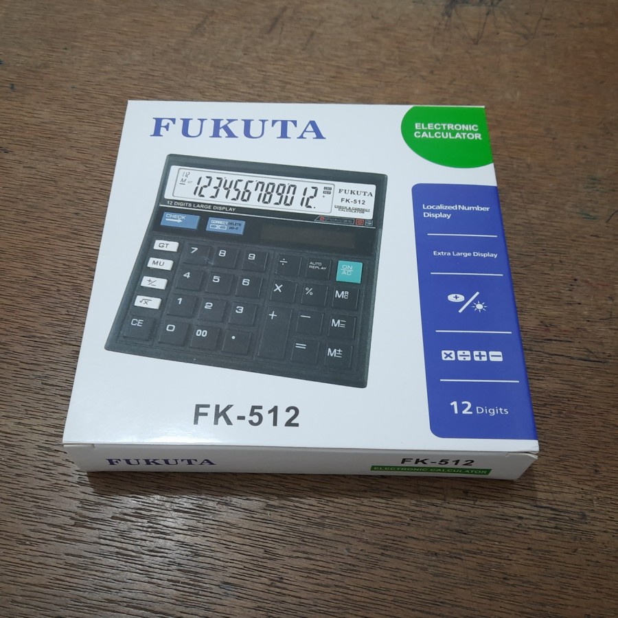 Kalkulator Check dan Correct 12 digits LMK CR-338 Auto Replay