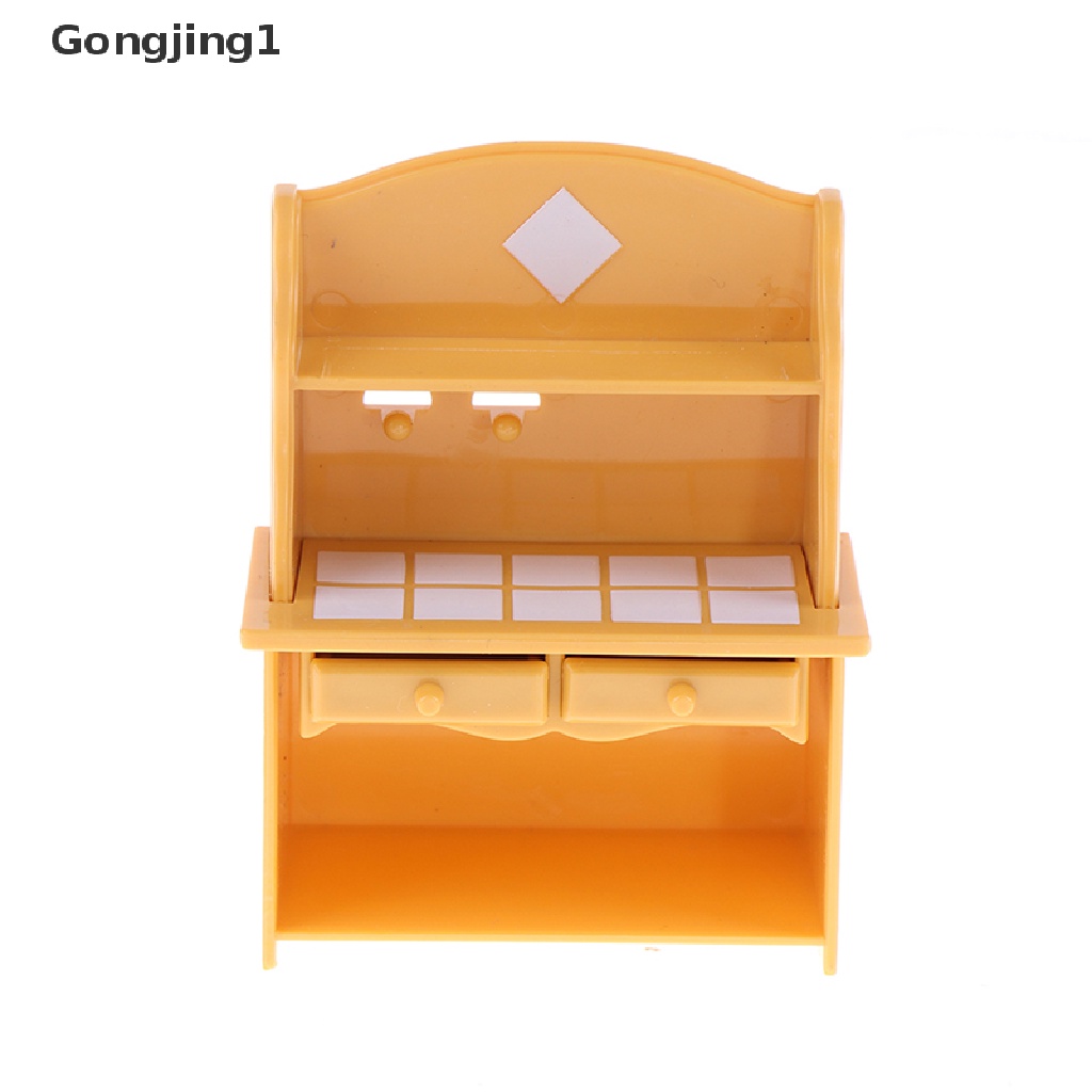 Gongjing1 Mainan Miniatur Peralatan Dapur Bahan Plastik Untuk Aksesoris Rumah Boneka 1 / 12