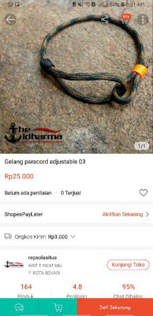 Tali Sepatu Bahan Gelang