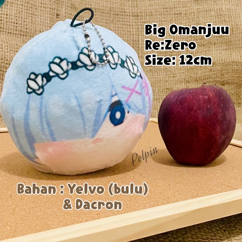 boneka anime omanjuu besar re:zero big omanjuu rem emilia remu anime stuff omanjuu bakpao large