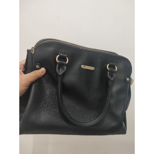 Anne Klein tas kerja handbag full kulit asli