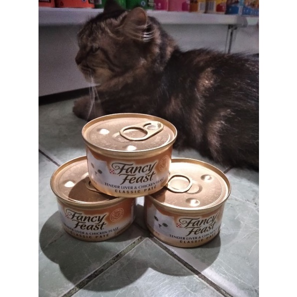 Promo Snack kucing Fancy Feast 85g(Tender Liver)