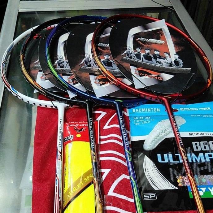 raket badminton lining windstorm 75 new