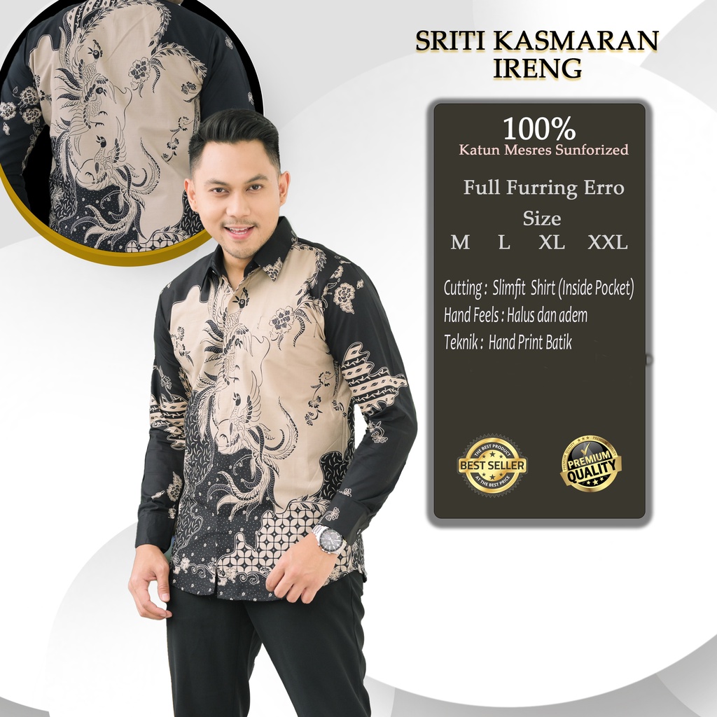 Baju Batik Premium Quality Pria Batik Pria Slimfit Mewah Original Baju Batik Pria Baju Batik Pria Ba